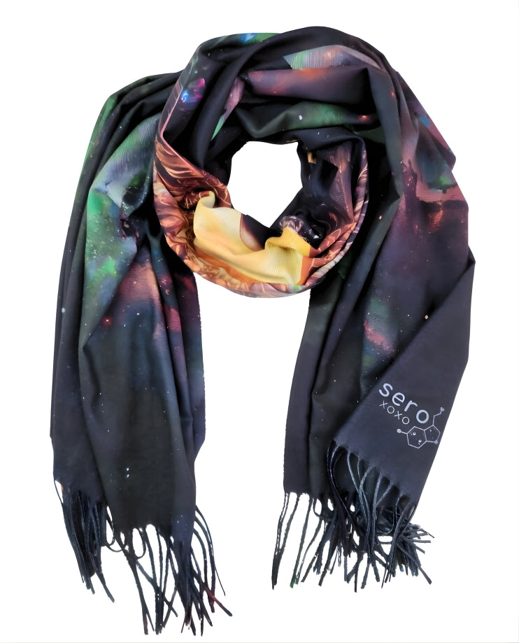 Pashmina Cosmic Breakthrough design bundled up 