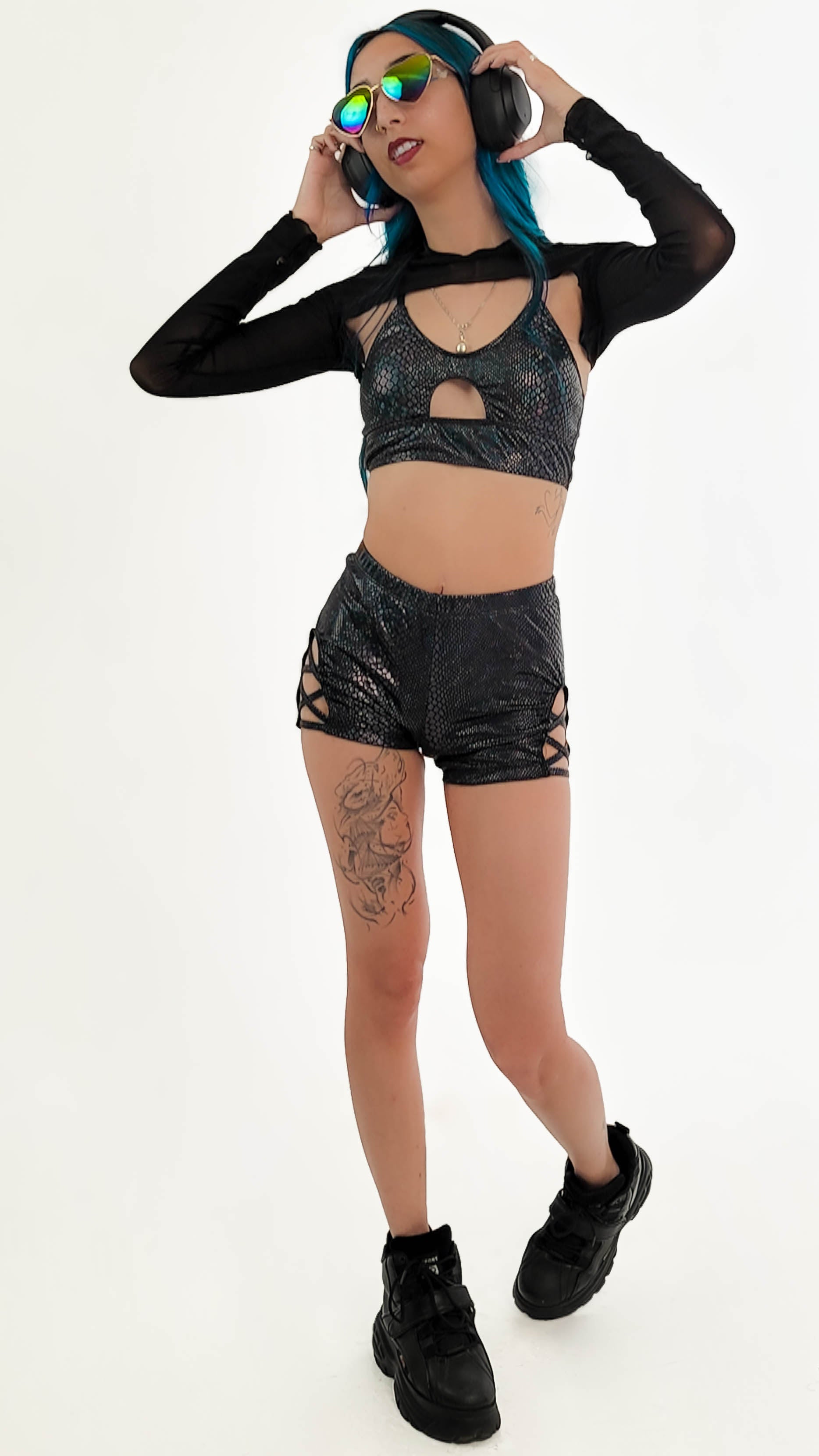 NEBULA Cutout Top - Pearlescent